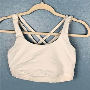 Lululemon 6 sports Bra white
